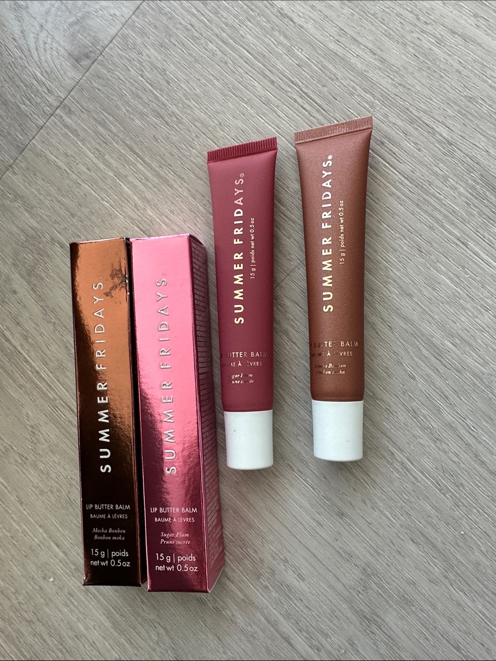 Brand new summer Fridays lip butter balm bundle